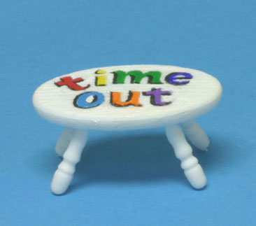 Dollhouse Miniature Child's Time Out Seat